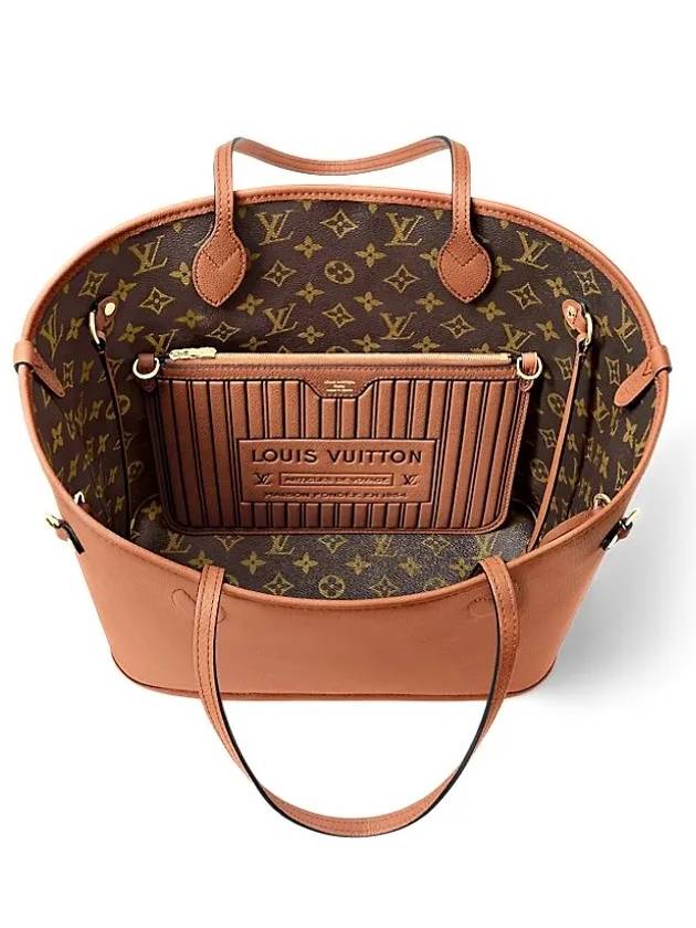 Neverfull Inside Out MM Tote Bag Brown - LOUIS VUITTON - BALAAN 8