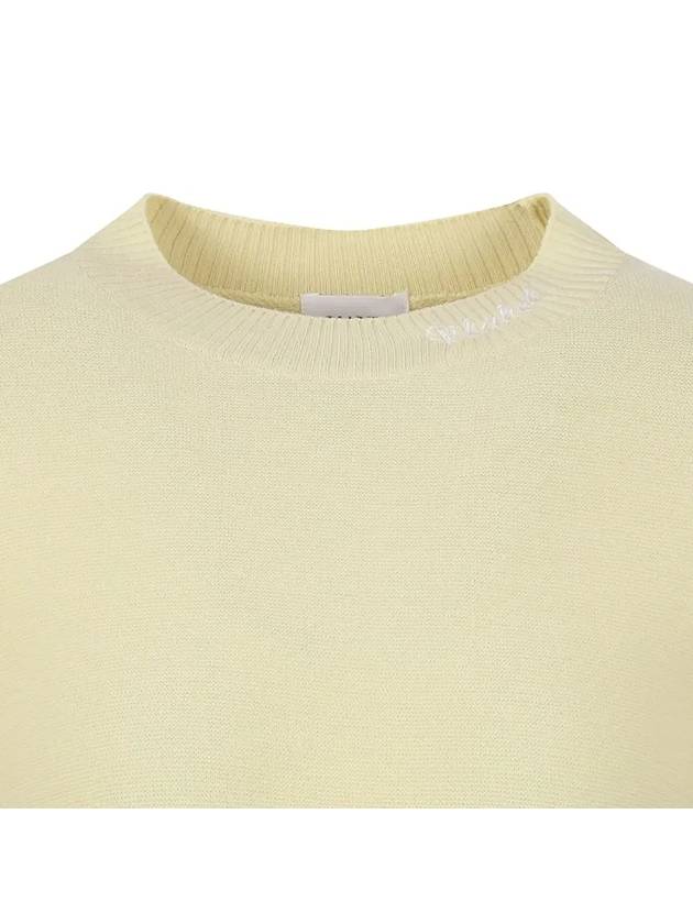 Logo slit knit t-shirt MK3SP032LEM - P_LABEL - BALAAN 4