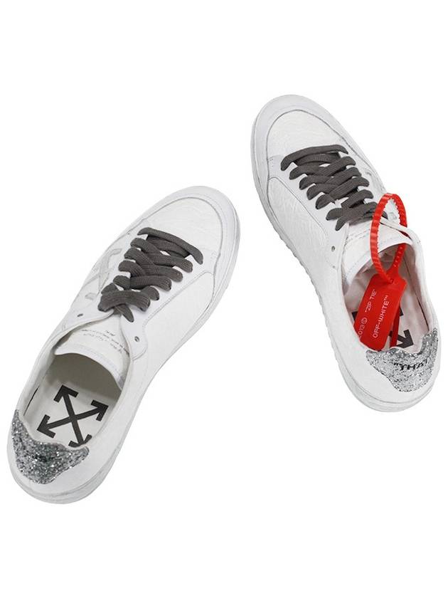 Men's Logo Vintage 2.0 Low Top Sneakers White - OFF WHITE - BALAAN 6