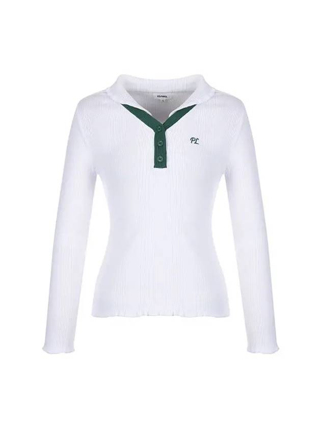 Color combination collar ribbed knit MK3AP404 - P_LABEL - BALAAN 8