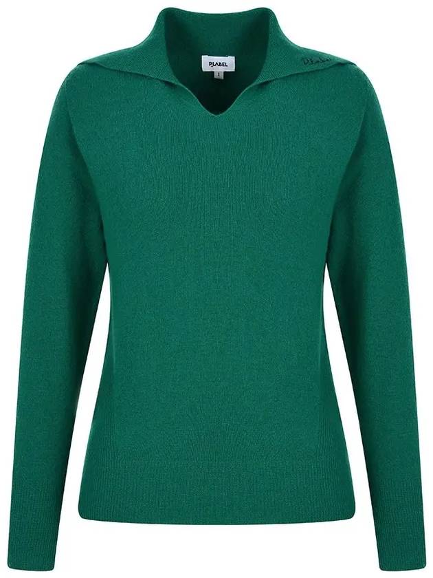 Cash mink whole garment collar neck knit MK3WP304 - P_LABEL - BALAAN 11