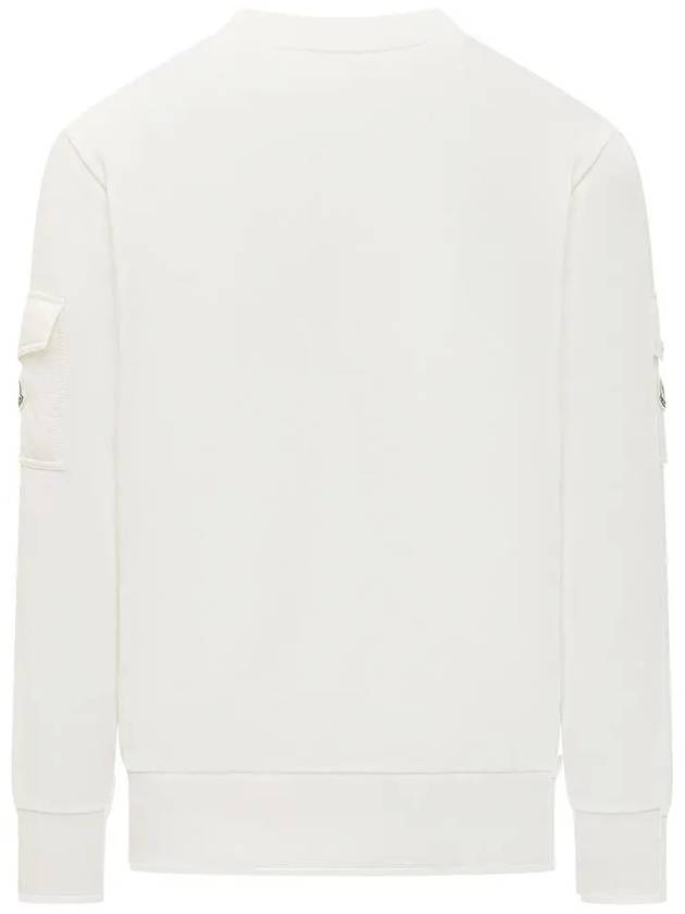 Cotton Sweatshirt White - MONCLER - BALAAN 3