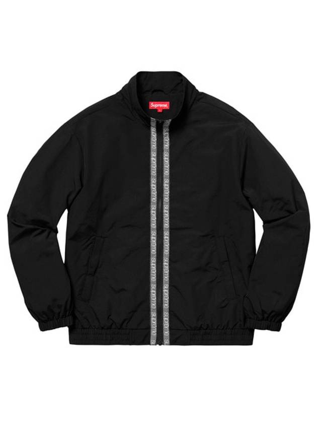 SUPREME - Classic Logo Piping Track Jacket Black CLASSIC LOGO TAPING TRACK  JACKET - BALAAN