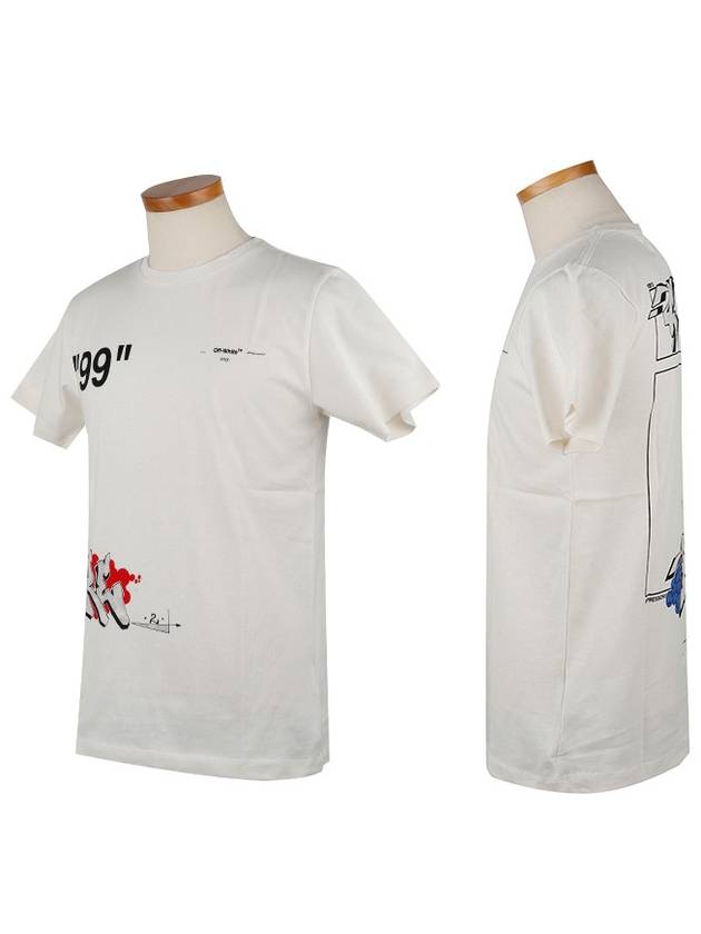 Dondi Bus Short Sleeve T-Shirt White - OFF WHITE - BALAAN 4