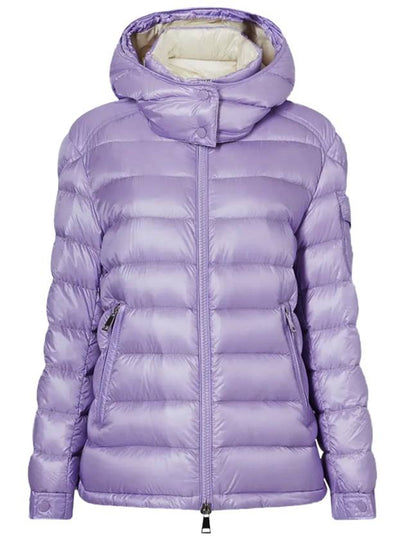 Women's Dalles Logo Patch Short Padding Lilac - MONCLER - BALAAN 2