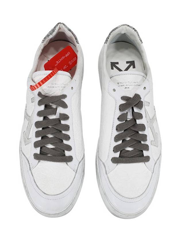 Men's Logo Vintage 2.0 Low Top Sneakers White - OFF WHITE - BALAAN 4