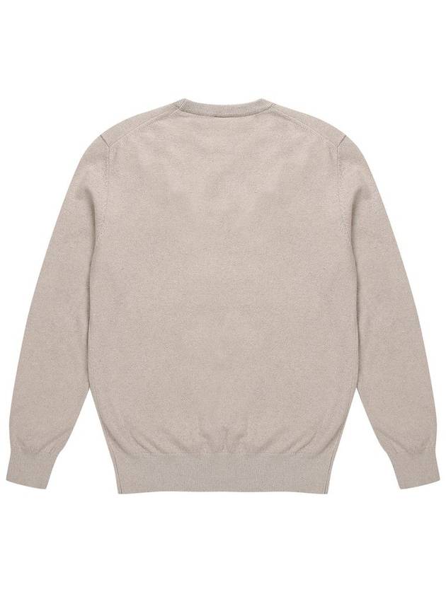 Cashmere Blend Round Knit Top Beige - SOLEW - BALAAN 3
