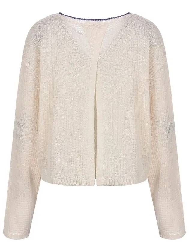 Back opening layered knit MK3AP355 - P_LABEL - BALAAN 4