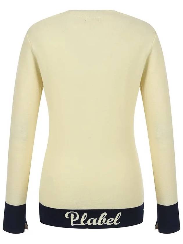 Logo slit knit t-shirt MK3SP032LEM - P_LABEL - BALAAN 6
