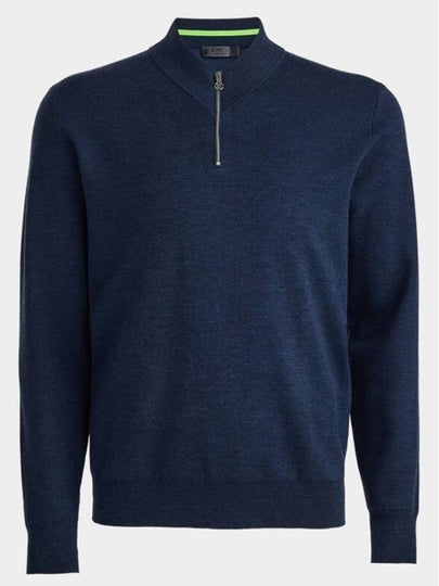 Men's Quarter Zip Merino Wool Knit Sweater Ink - G/FORE - BALAAN 2