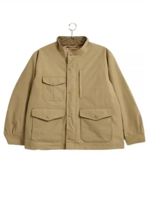 ENGINEERED GARMENTS - Pathfinder Jacket B Khaki Nylon Poplin 23F1D065 NQ240  ZT167 - BALAAN