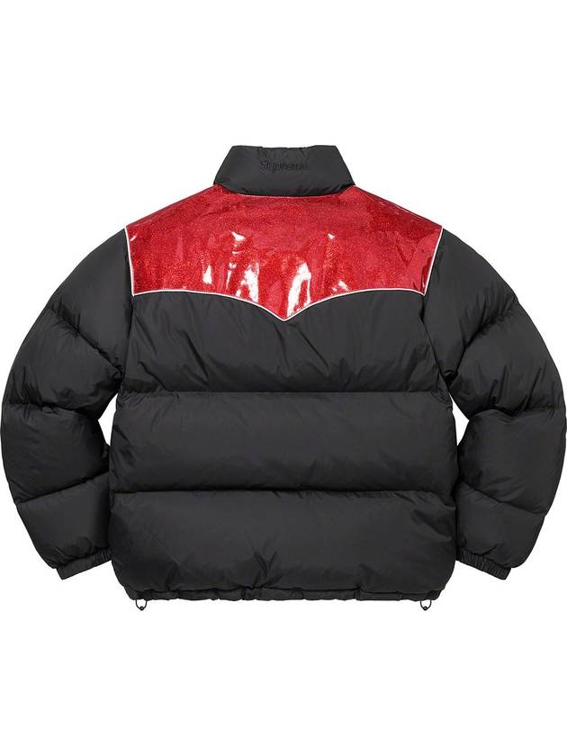 Glitter Yoke Down Puffer Padding Black - SUPREME - BALAAN 6