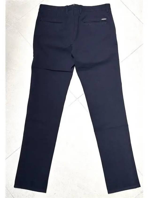 Technical Nylon Straight Pants Navy - INCOTEX - BALAAN 9