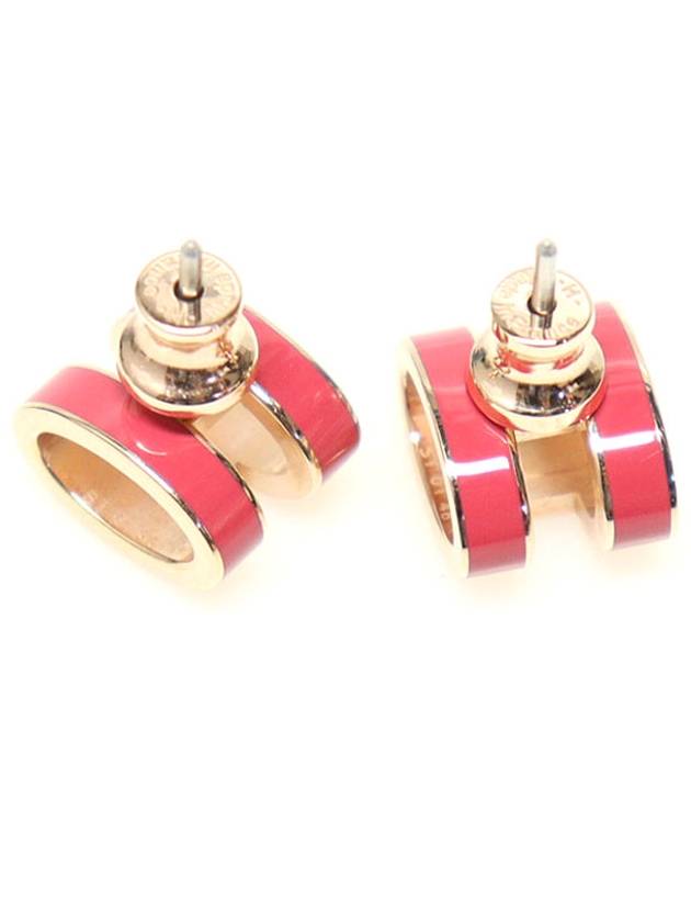 H608001F Rose Extreme POP H Ache Earrings - HERMES - BALAAN 4