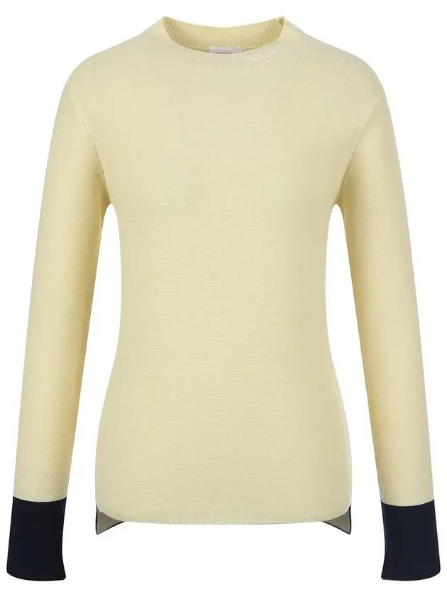 Logo slit knit t-shirt MK3SP032LEM - P_LABEL - BALAAN 10
