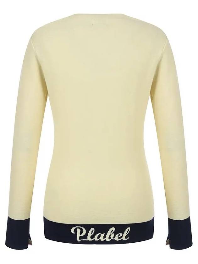 Logo slit knit t-shirt MK3SP032LEM - P_LABEL - BALAAN 3