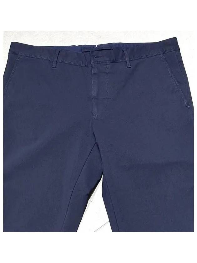 Technical Nylon Straight Pants Navy - INCOTEX - BALAAN 11