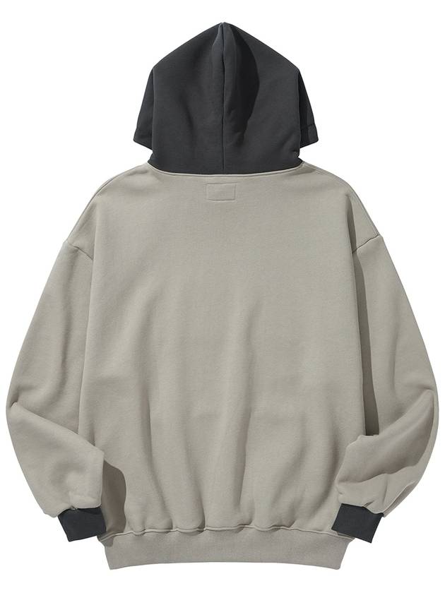 H Logo Hoodie Stormdust - LIBERE - BALAAN 3