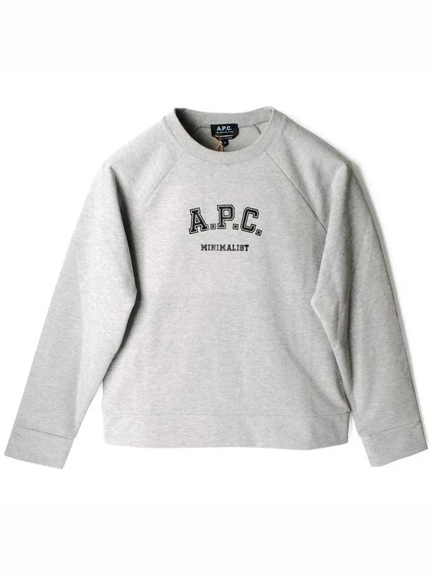 Women's Logo Sweatshirt Grey - A.P.C. - BALAAN 2