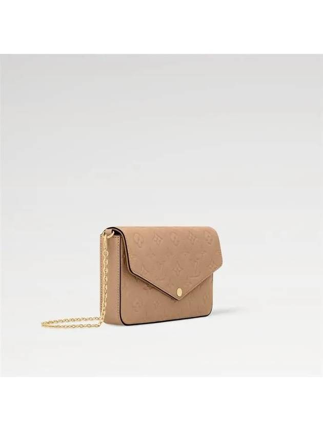 Felicie Pochette Cross Bag Beige - LOUIS VUITTON - BALAAN 3