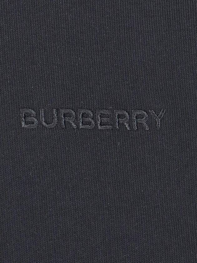 Check EKD Cotton Sweatshirt Black - BURBERRY - BALAAN 7