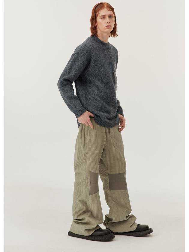 Alpaca Embroidered Knit Sweater Midnight Blue - MONTSENU - BALAAN 6