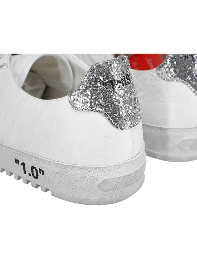 Men's Logo Vintage 2.0 Low Top Sneakers White - OFF WHITE - BALAAN 8
