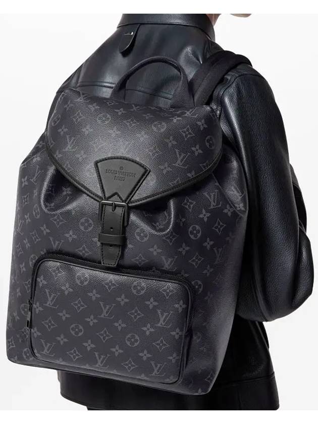 Montsouris Backpack Black - LOUIS VUITTON - BALAAN 3