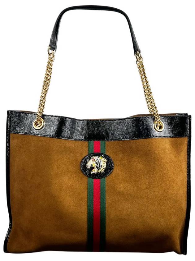 GUCCI Raja suede large shoulder bag 537219 BALAAN