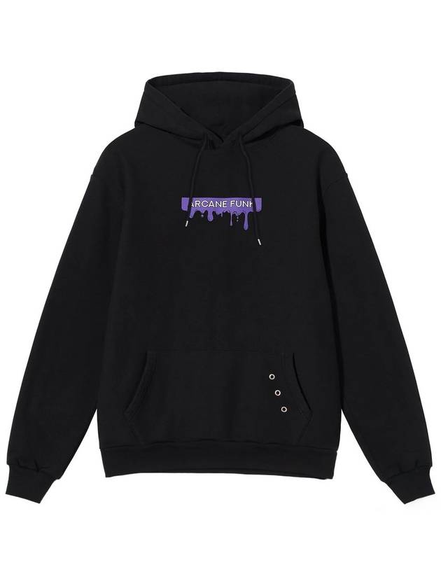 Purple Lip Hoodie Black - ARCANE FUNK - BALAAN 3