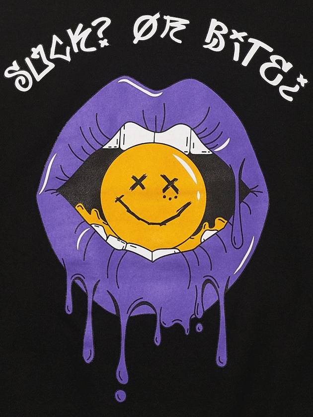 Purple Lip Hoodie Black - ARCANE FUNK - BALAAN 4