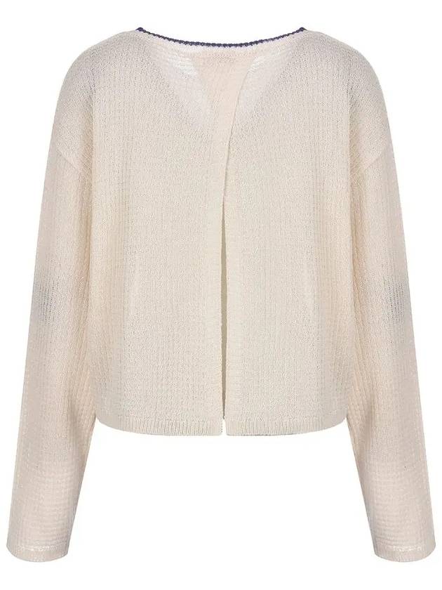 Back opening layered knit MK3AP355 - P_LABEL - BALAAN 7