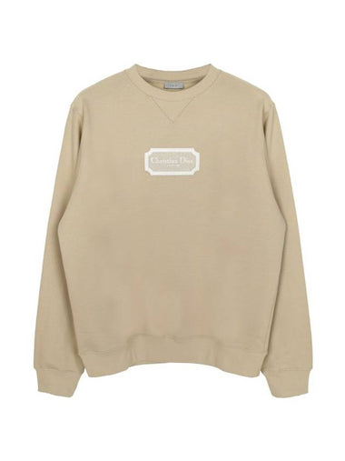Logo Sweatshirt Beige - DIOR - BALAAN 1