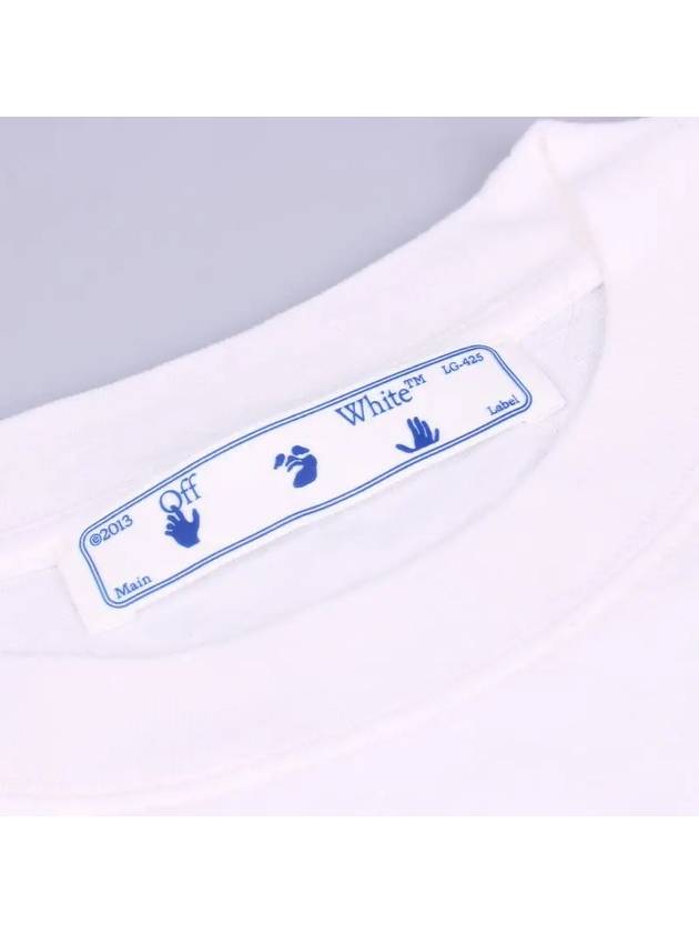 Mona Lisa Print Round Short Sleeve T-Shirt White - OFF WHITE - BALAAN 4