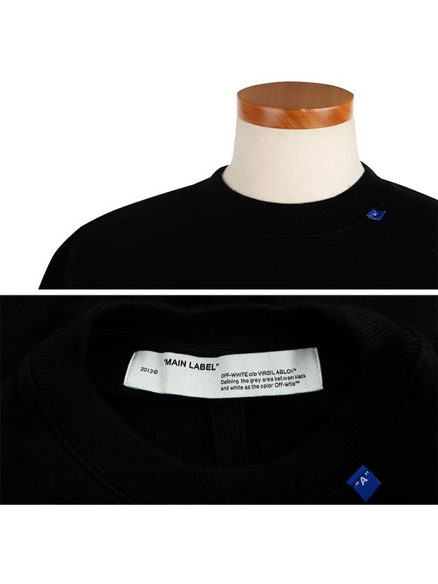 Thermo Striped Sweatshirt Black - OFF WHITE - BALAAN 5