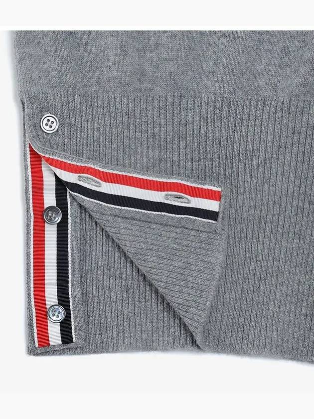 Women's 4 Bar Classic Cashmere Pullover Knit Top Light Grey - THOM BROWNE - BALAAN 5