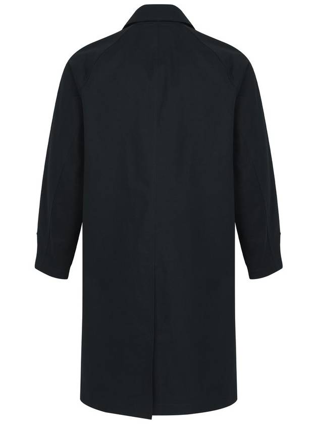 Balmacaan Trench Coat Dark Navy - SOLEW - BALAAN 3