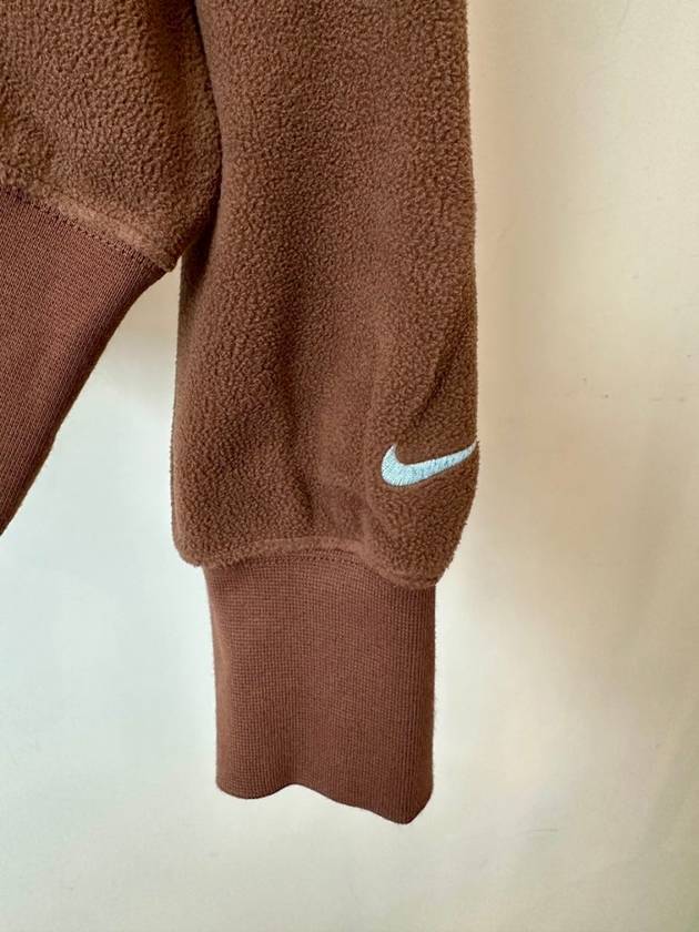Naomi Osaka Phoenix Fleece Oversized Crew Neck Sweatshirt Kakao Wow - NIKE - BALAAN 5