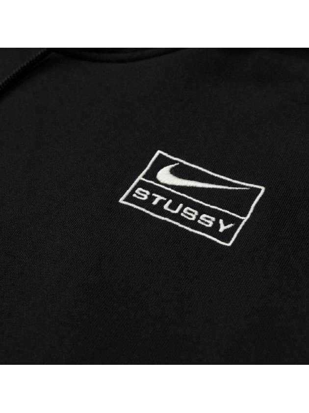 Stussy NRG RA Washed Pullover Hoodie Black - NIKE - BALAAN 4
