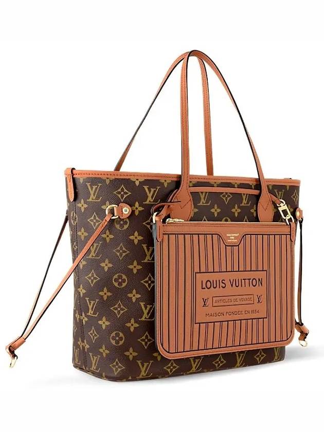 Neverfull Inside Out MM Tote Bag Brown - LOUIS VUITTON - BALAAN 4