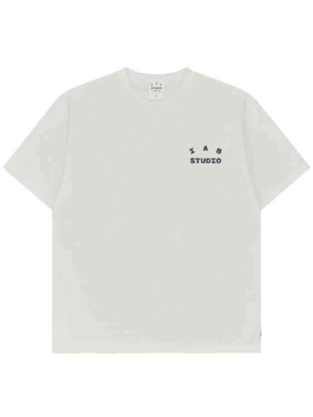 IAB STUDIO - 10th Anniversary Short Sleeve T-Shirt WhiteT SHIRT WHITE BLACK  - BALAAN