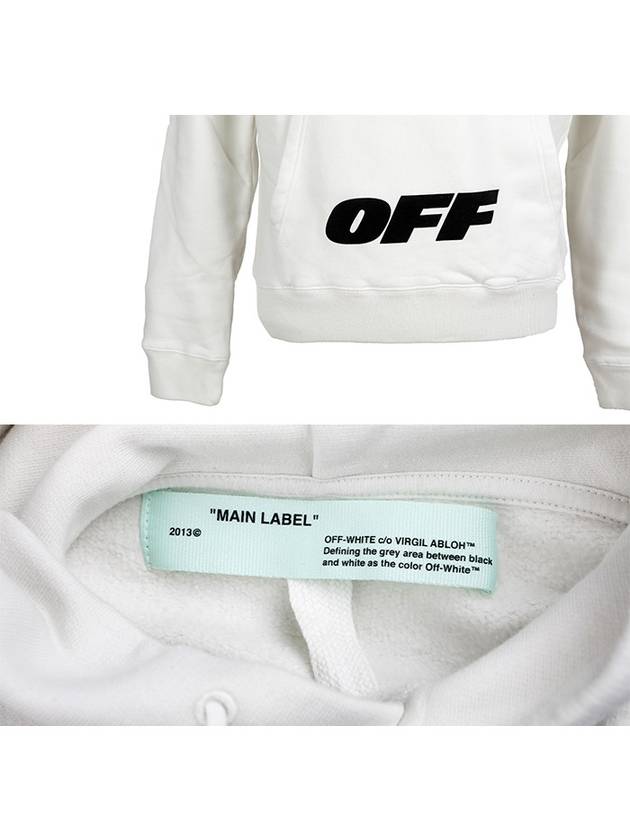 Logo Wing Off Hoodie White - OFF WHITE - BALAAN 6