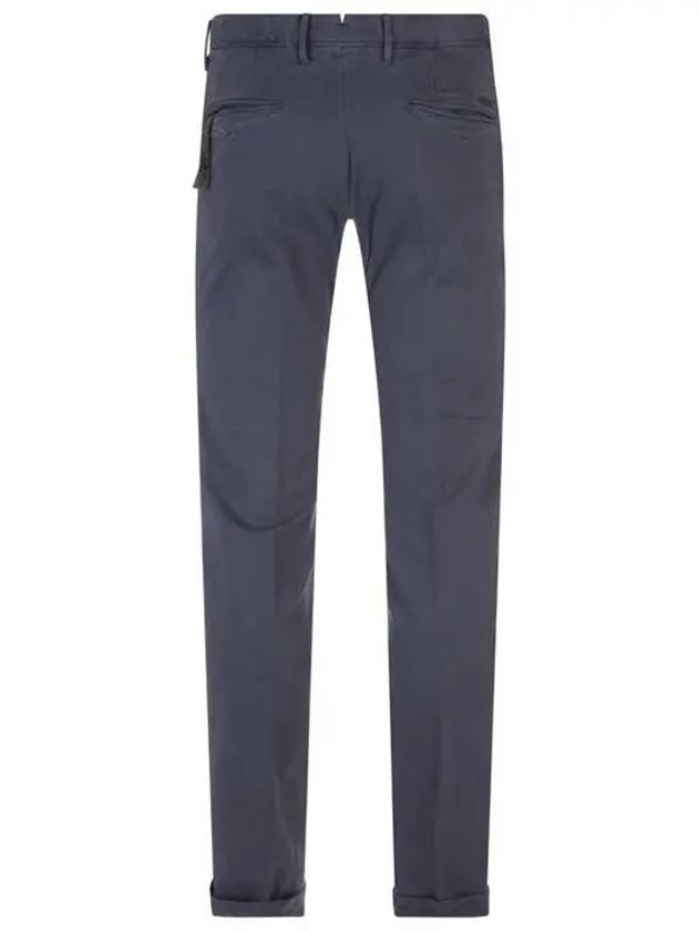 Technical Nylon Straight Pants Navy - INCOTEX - BALAAN 3