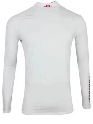 Men's Aelo Soft Compression Long Sleeve T-Shirt White - J.LINDEBERG - BALAAN 1