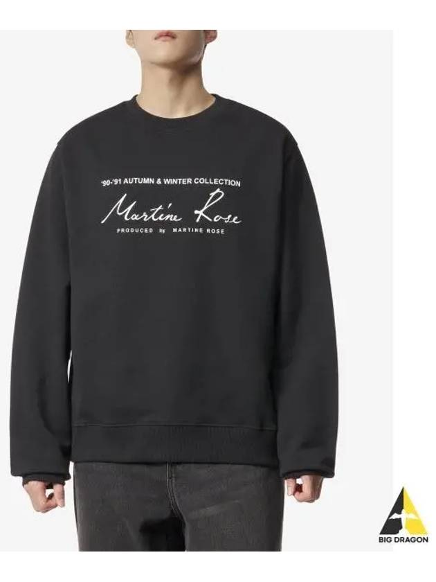 Logo Classic Sweatshirt Black CMR601BLACK - MARTINE ROSE - BALAAN 1