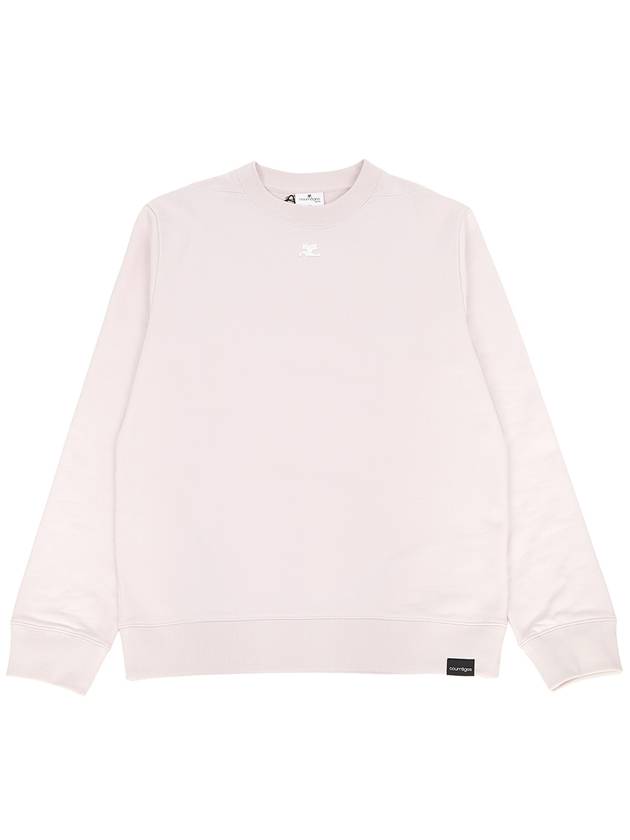 Courr ges 323JSW005JS0044 POWDER PINK Women s Sweatshirt - COURREGES - BALAAN 1