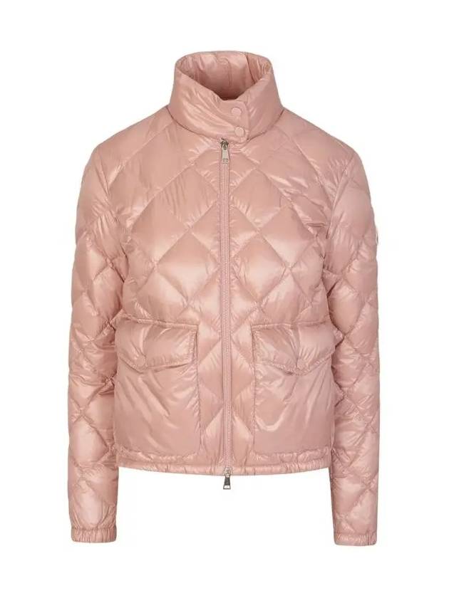 BINIC lightweight short padding light pink - MONCLER - BALAAN.