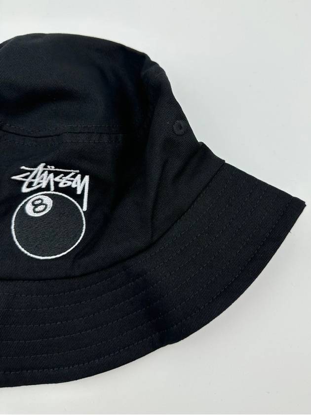 AU Australia 8 BALL Bucket Hat ST7M0114 Black ONE SIZE - STUSSY - BALAAN 6