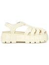 EVA Platform Cage Sandals Ivory - MIU MIU - BALAAN 5