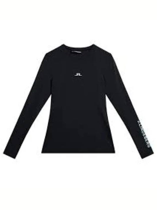 Golf Tekla Crew Neck Top GWJT07885 9999 Women's Tekla Crew Neck Top - J.LINDEBERG - BALAAN 2